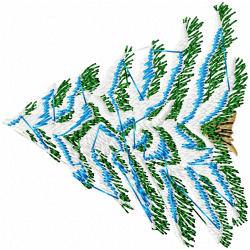 Trees Embroidery Design 7